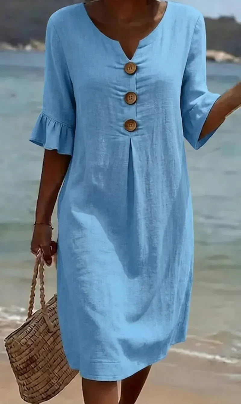 RADMILA | TEXTURED LONG SLEEVE DRESS