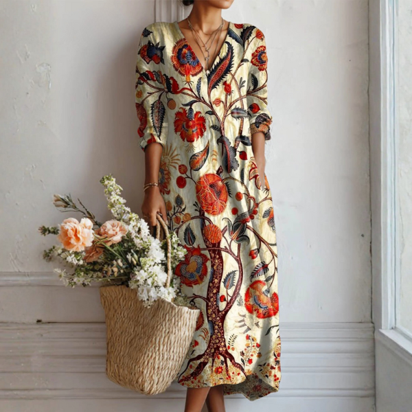 KENDRA | BOHEMIAN FLORAL DRESS
