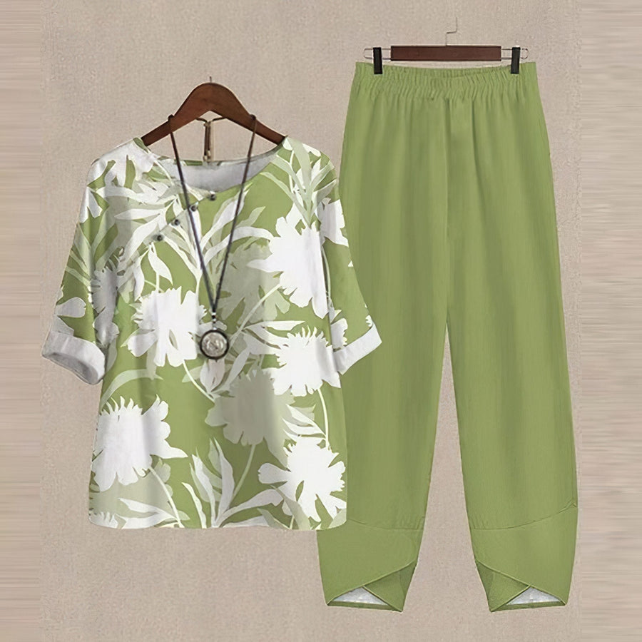 GWENDOLYN | COMFORTABLE CHIC SHIRT & TROUSER SET