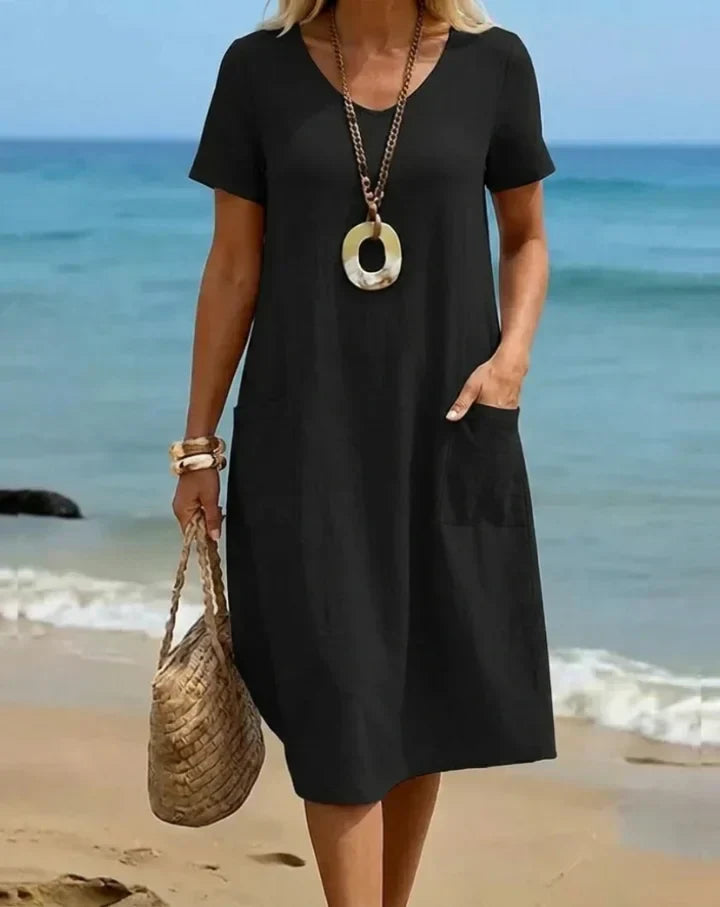 ORIANE | FLUID CASUAL MAXI DRESS